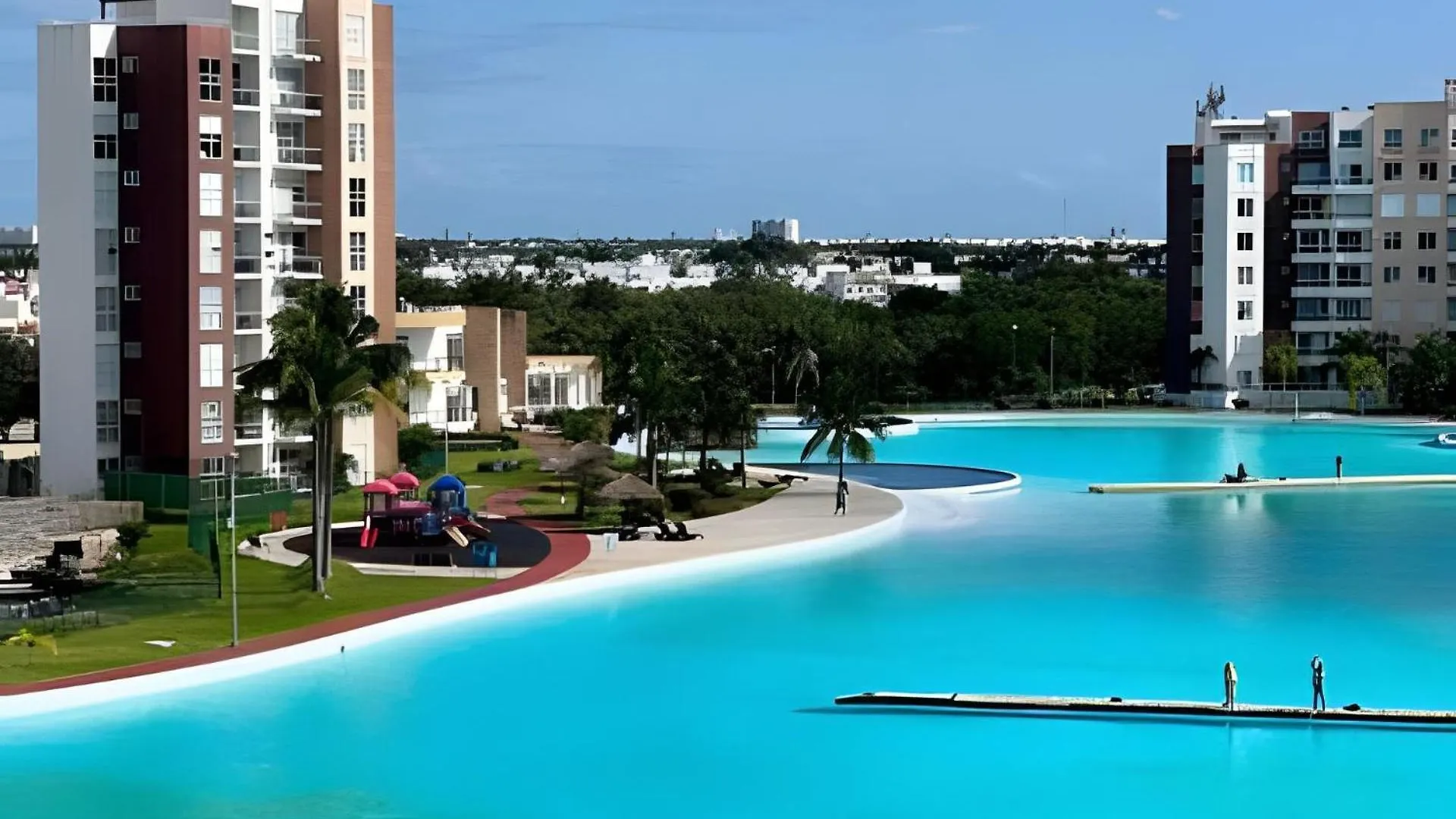 Laguna Azul, 02, Wifi 100 Mbit/S Alberca Gigante Apartment Cancun